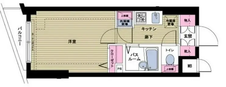 トーシンフェニックス都立大学 4階階 間取り