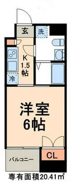 ヴェルステージ大塚 7階階 間取り