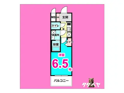 SーRESIDENCE今池駅前(1K/11階)の間取り写真