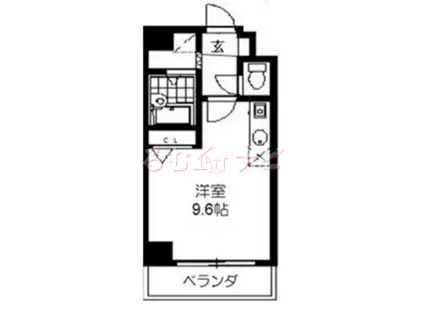 エース参番館(ワンルーム/3階)の間取り写真