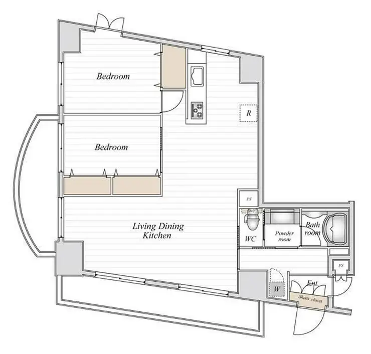コロネード春日 8階階 間取り