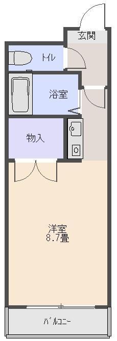 フォーサイトプラザ(1K/3階)の間取り写真