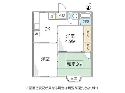 ルミエール湘南ステージIV(3DK/2階)の間取り写真