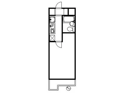ソシアーレミラン中浦和PART-Ⅰ(ワンルーム/3階)の間取り写真