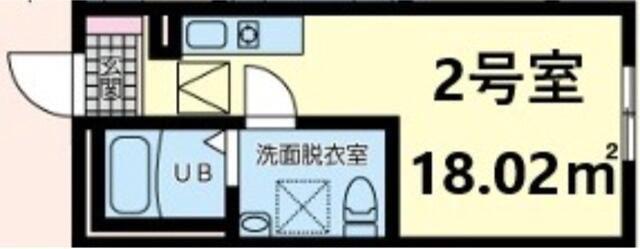 グランディールさがみ野(ワンルーム/3階)の間取り写真