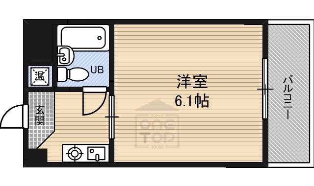 MUSE PARK ESAKA(1K/2階)の間取り写真