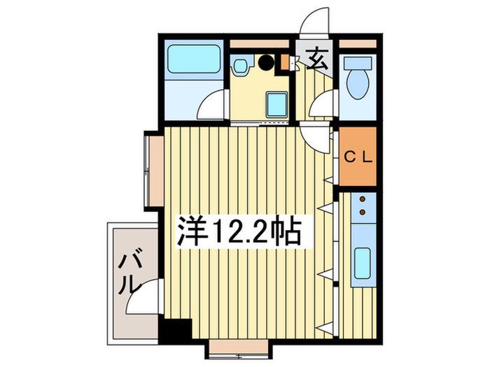 アイリブ創成南2条(ワンルーム/2階)の間取り写真