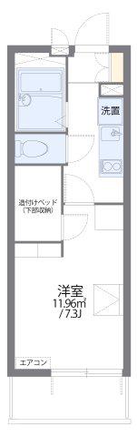 レオパレス南一番(1K/2階)の間取り写真