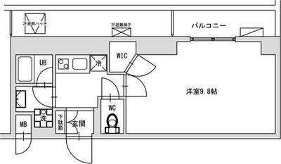TLRレジデンス町田(1K/2階)の間取り写真