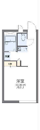 レオパレスINOW(1K/2階)の間取り写真