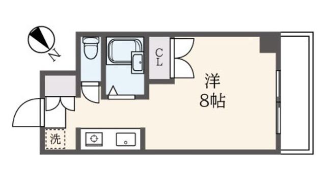 プロニティ多摩I(ワンルーム/4階)の間取り写真