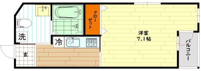 STEPHOME MIYAKOJIMA(1K/2階)の間取り写真