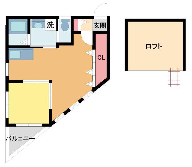 BILLION HILLS263(1LDK/4階)の間取り写真