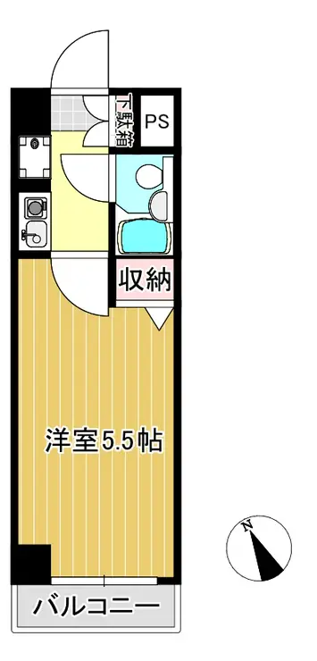 パレ・ドール船橋 5階階 間取り