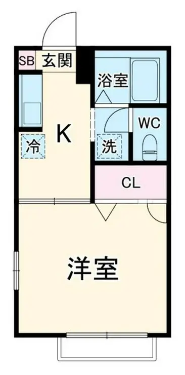 ホロン安浦 1階階 間取り