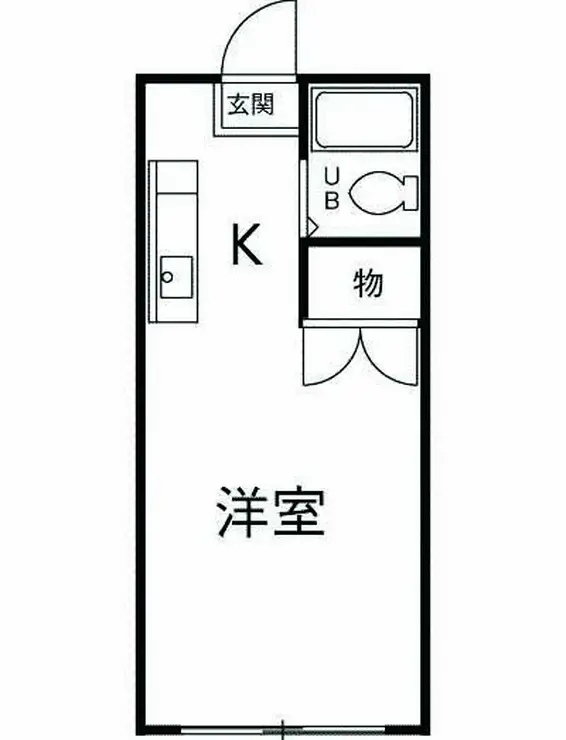 エステートピア石塚コーポ 1階階 間取り