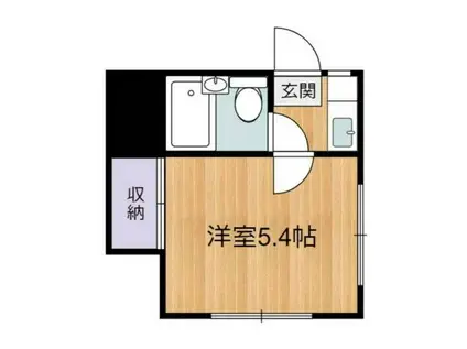 サニネス阿佐ヶ谷(1K/2階)の間取り写真