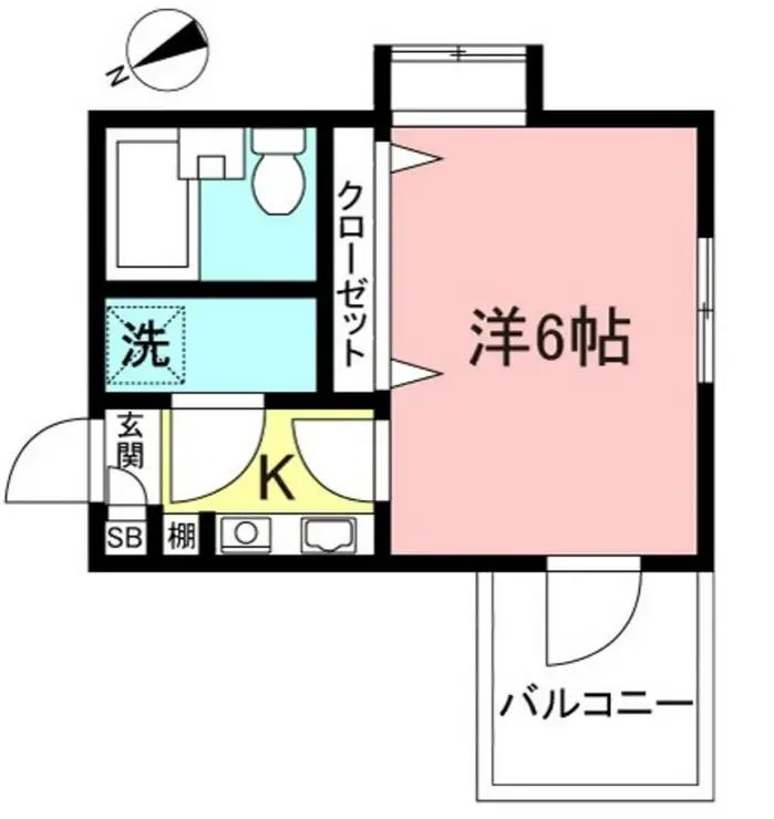 リベ多摩川 3階階 間取り