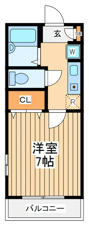コートK 2階階 間取り