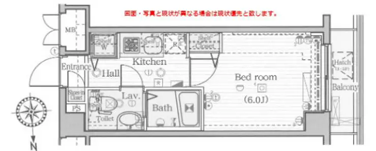 ガラ・シティ大崎 4階階 間取り