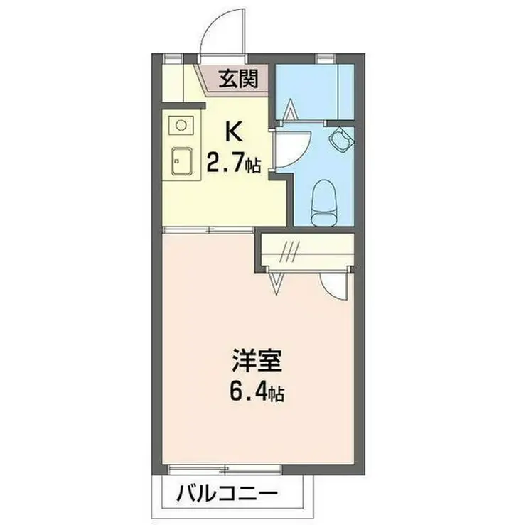オリーブコーポ 2階階 間取り
