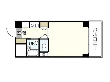 プラネットパーク牛田旭(1K/5階)の間取り写真