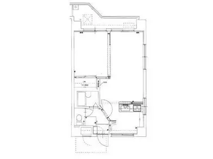 大福マンションII(1LDK/6階)の間取り写真