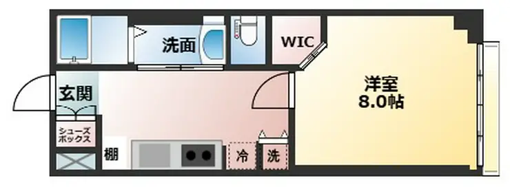 コーポ麹町 6階階 間取り