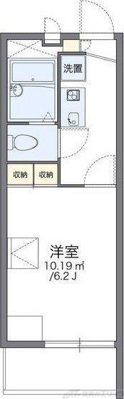 レオパレスコンチェルト(1K/3階)の間取り写真