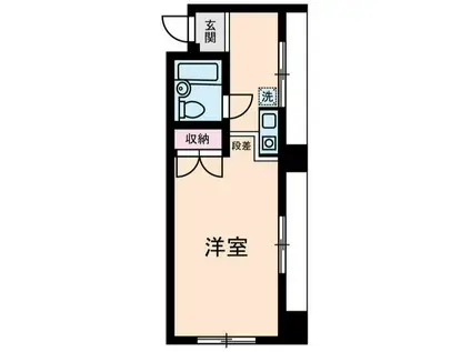 ダイヤモンドレジデンス南大塚(ワンルーム/3階)の間取り写真