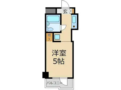 ウインベルソロ大泉学園(ワンルーム/4階)の間取り写真