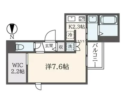 STONEFORESTIV(1K/3階)の間取り写真