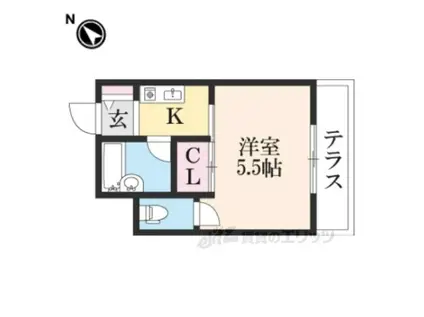 ウイングヴィーナス東陽(ワンルーム/3階)の間取り写真