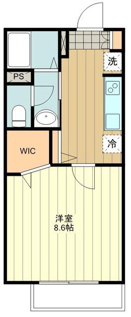 シャーメゾンけやき(1K/2階)の間取り写真