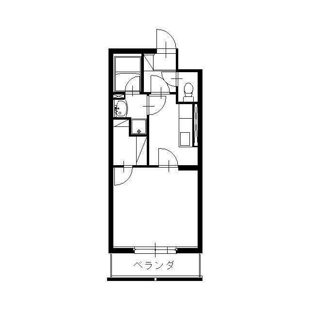 ハイトピア高林(1K/3階)の間取り写真