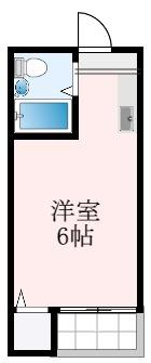 ラフィーネ3号館(ワンルーム/2階)の間取り写真