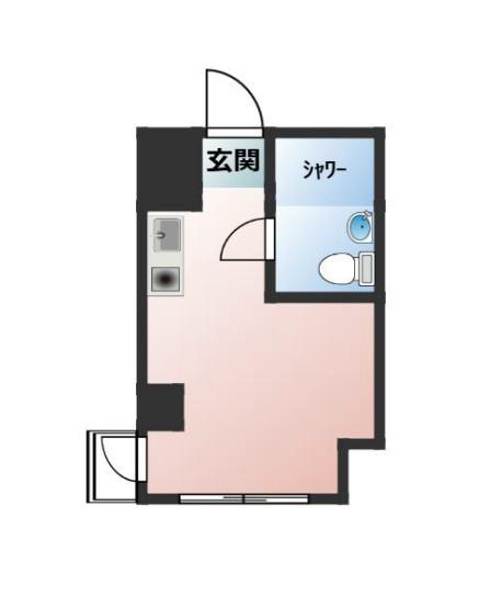 八丁堀東豊エステート(ワンルーム/9階)の間取り写真