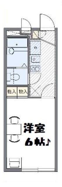 レオパレススカイ(1K/3階)の間取り写真