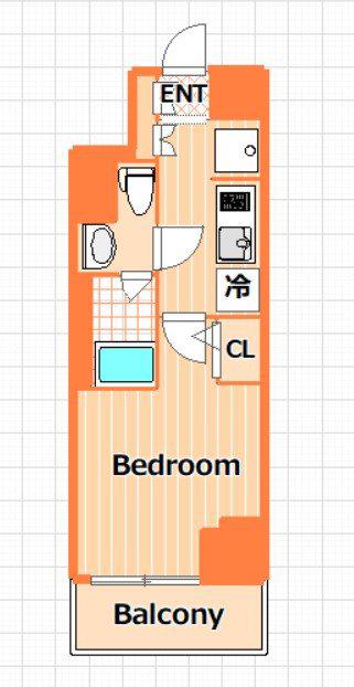 SHOKEN RESIDENCE横浜鶴見IV(1K/7階)の間取り写真