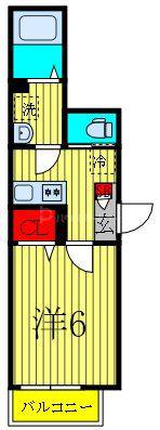 KEIAI RESIDENCE 日進(1K/3階)の間取り写真