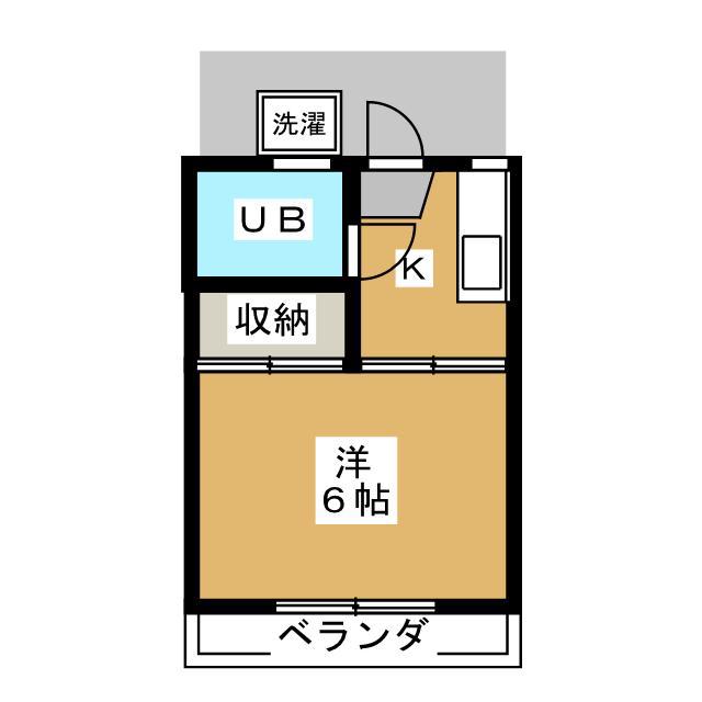 エスタシオ(1K/2階)の間取り写真