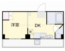 ACE弐番館(1DK/3階)の間取り写真