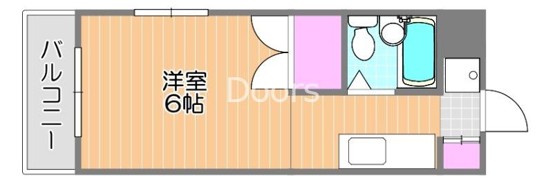 プレアール春日町(ワンルーム/3階)の間取り写真