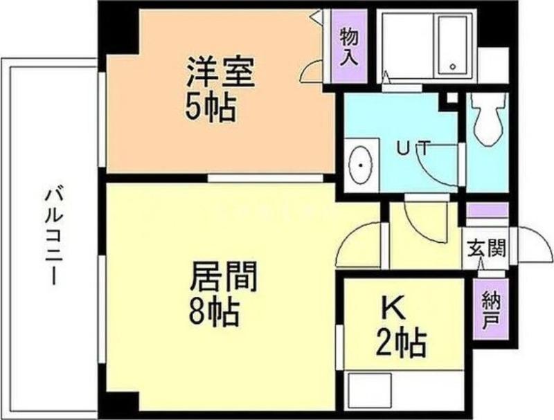アクティ麻生南(1LDK/7階)の間取り写真