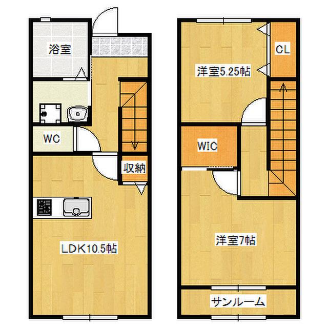 タラッサ(2LDK/1階)の間取り写真