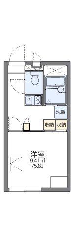 レオパレスANIM(1K/2階)の間取り写真