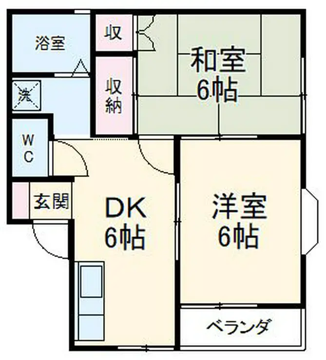 光ハイツ 2階階 間取り