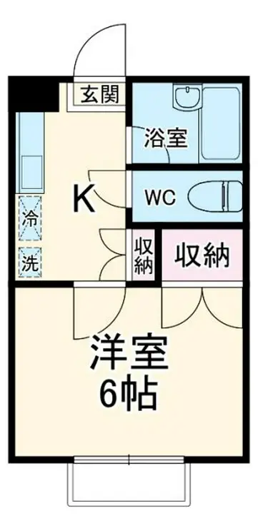 メゾンプレガ 1階階 間取り