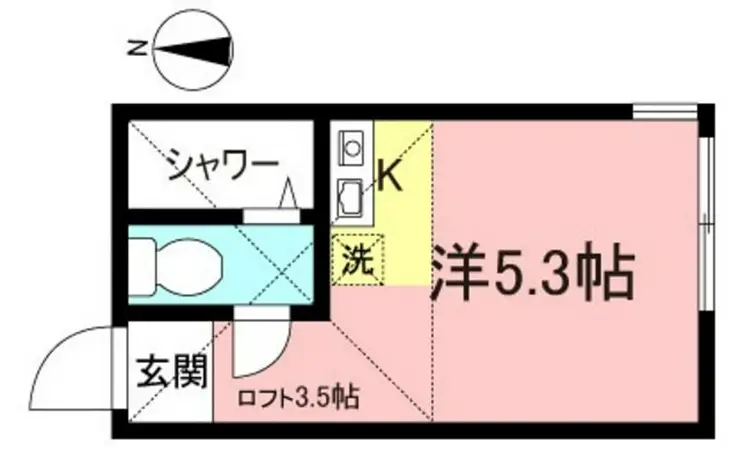 ユナイト小倉ロベルティーノ 1階階 間取り