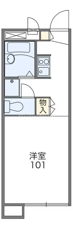 レオパレスエターナル 2階階 間取り